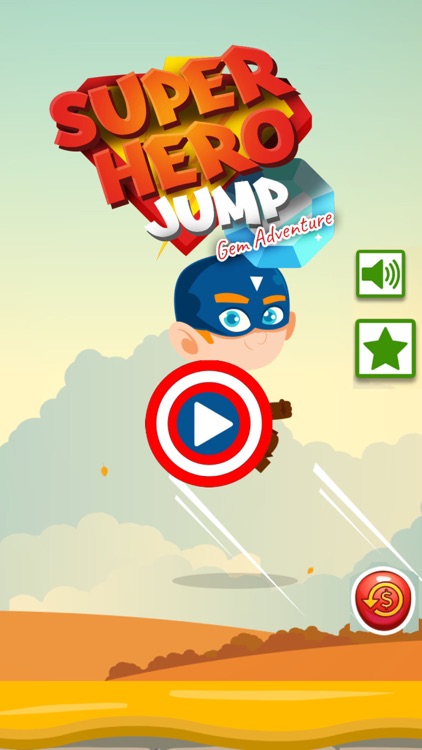 Superhero Jump Gem Adventure screenshot-3