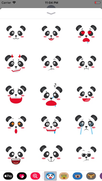 bearface emoji sticker 01