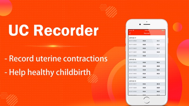 Uterine Contractions Recorder(圖4)-速報App