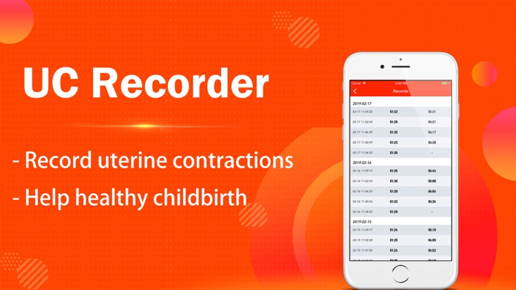 Uterine Contractions Recorder screenshot-3