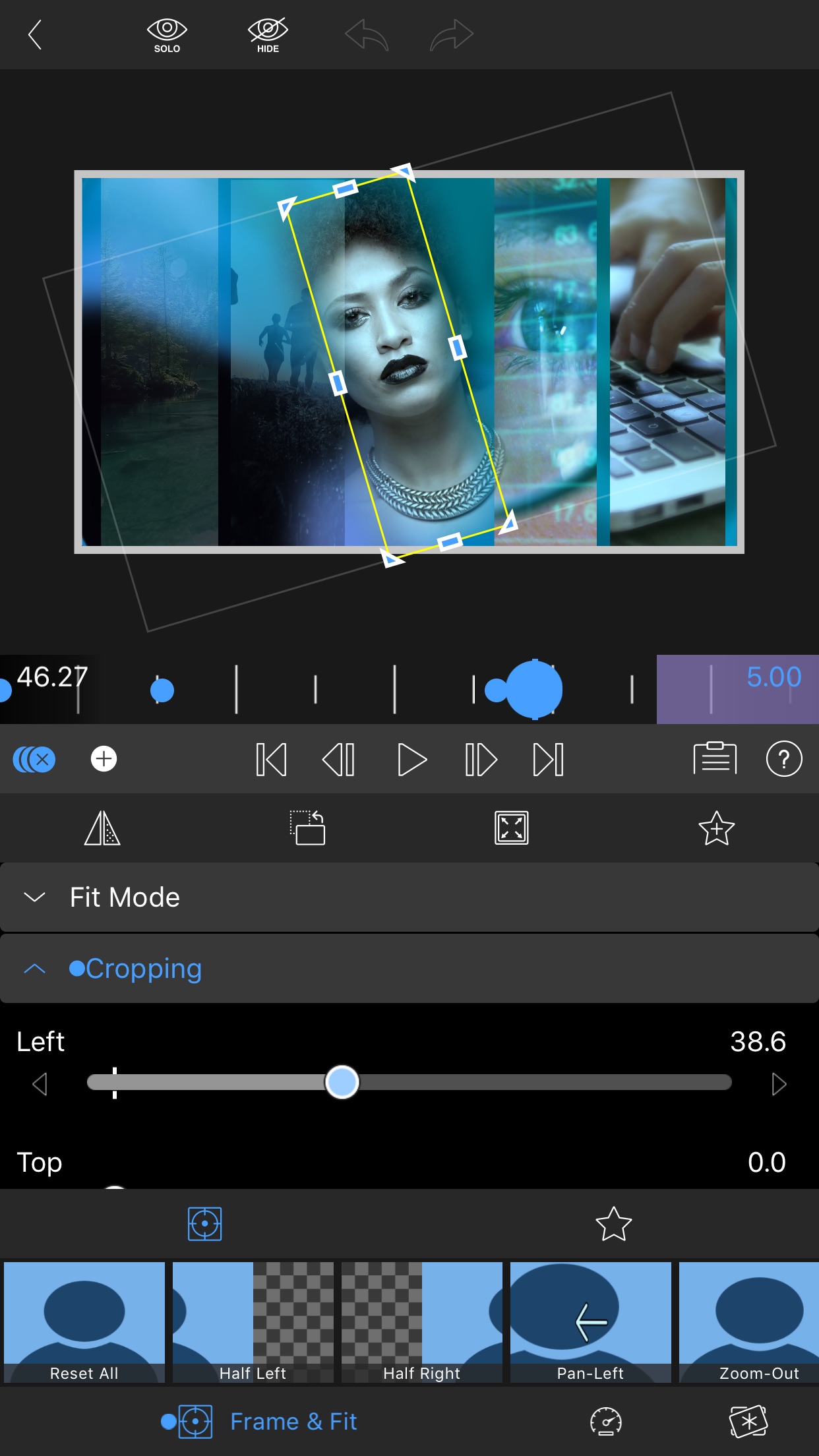 Screenshot do app LumaFusion