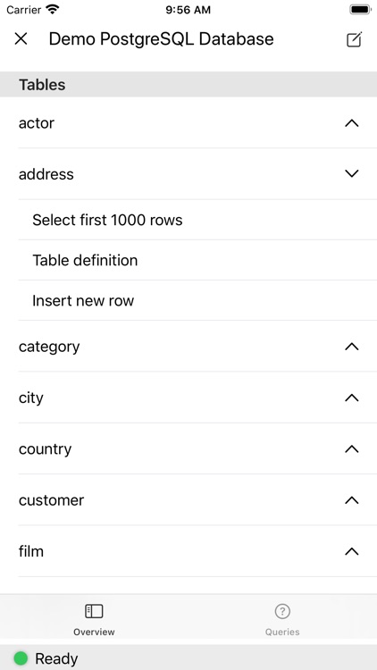 PostgreSQL Commander