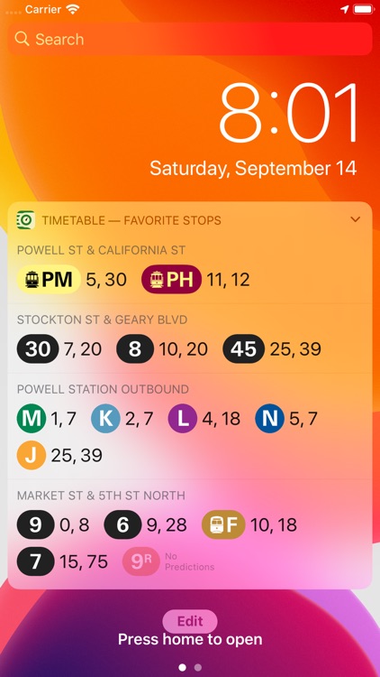 SF TimeTable