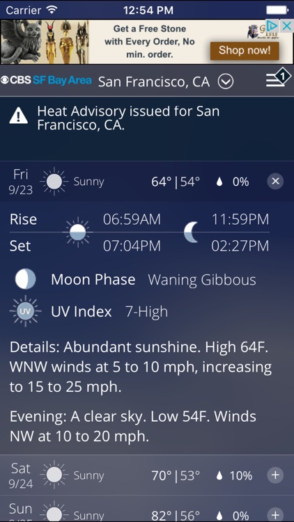 CBS SF Bay Area Weather