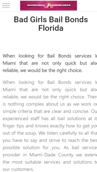 How to cancel & delete BAD GIRLS BAIL BONDS FLORIDA from iphone & ipad 4