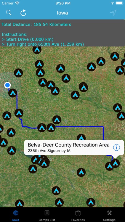 Iowa – Campgrounds & RV Parks