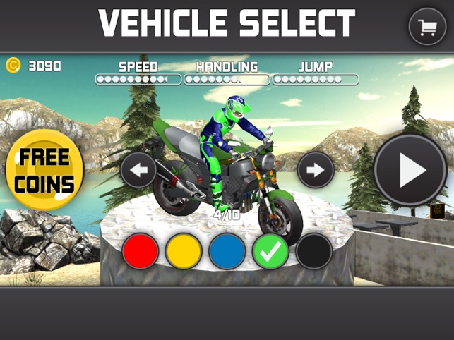 Bike Trials Industrial, game for IOS