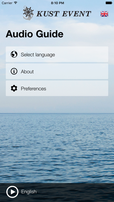 Screenshot #1 pour Kust Event Audio Guide