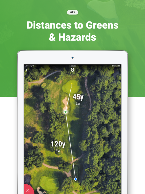 Golf GPS & Scorecard - Swing by Swing Golf screenshot