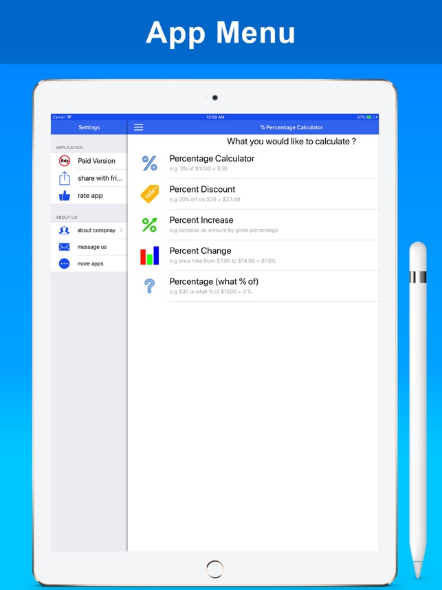 Percentage Calculator Pro On The App Store
