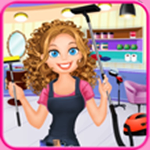 Hair Salon Cleanup Icon