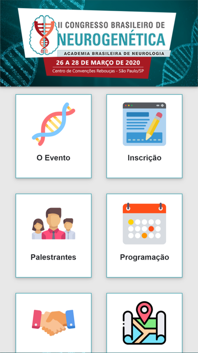 Screenshot #1 pour II Congresso Neurogenética