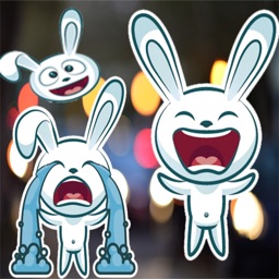 Cute Bunny Stickers HD