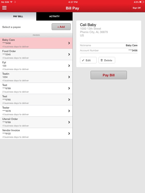 BeB Mobile Banking for iPad screenshot-4