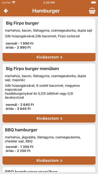 Firpo Burger screenshot 2