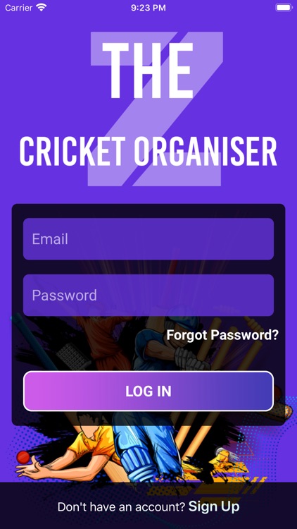 The Z Cricket Organiser