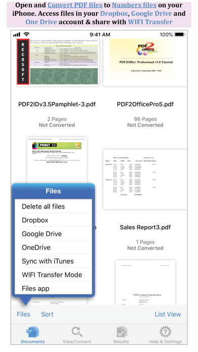 How to cancel & delete PDF to Numbers by PDF2Office from iphone & ipad 1