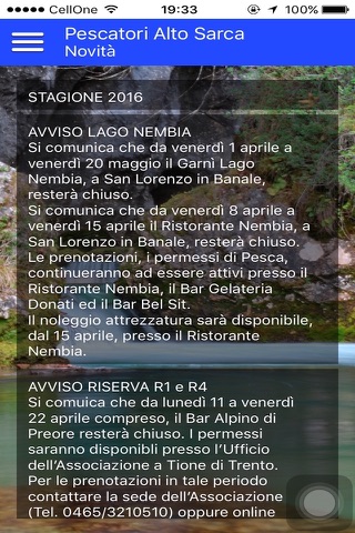 Pescatori Alto Sarca screenshot 2