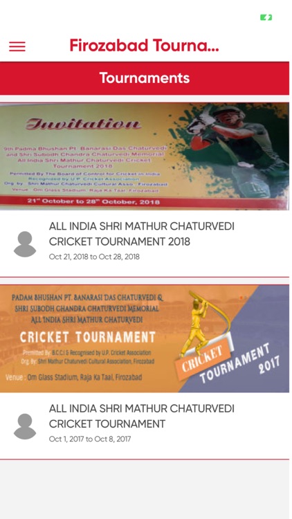 Firozabad Tournament