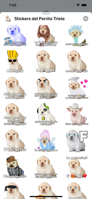 Stickers del Perrito Triste(圖5)-速報App