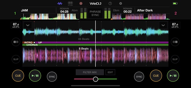 WeDJ for iPhone