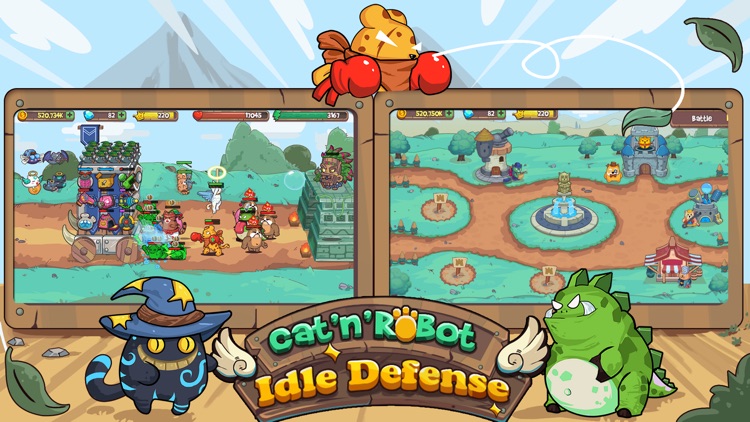 Cat'n'Robot: Idle Defense screenshot-3