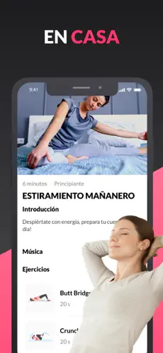 Screenshot 4 Fitness Femenino: Fitness App iphone