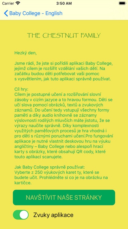 Baby College - English