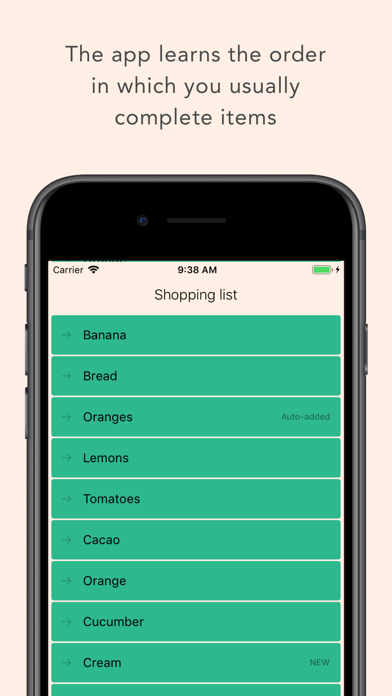 Groceries: a smarter list screenshot 3