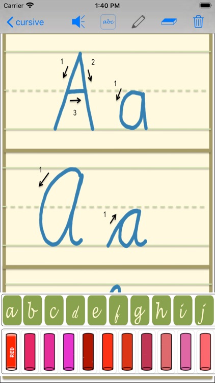 cursive