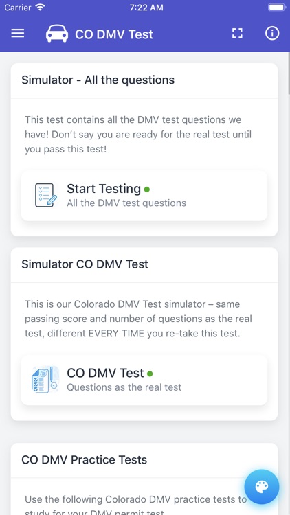 Colorado DMV Permit Test