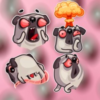The angry Dog Stickers HD apk