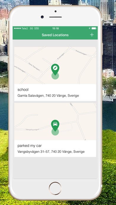 WayBack - GPS locator Screenshots