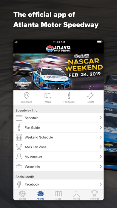 How to cancel & delete Atlanta Motor Speedway from iphone & ipad 1