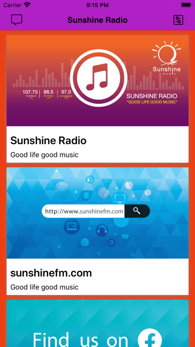 How to cancel & delete Sunshine Radio from iphone & ipad 1