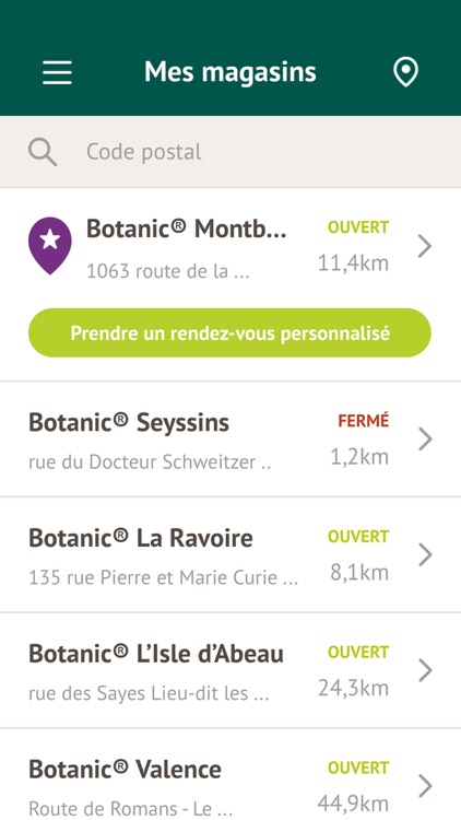 botanic l'application