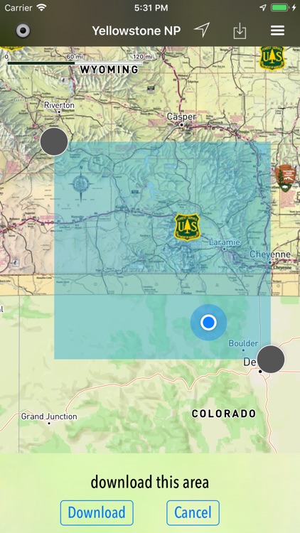 Wyoming Pocket Maps screenshot-5