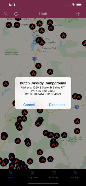 Utah & Nevada - Campgrounds RV(圖5)-速報App