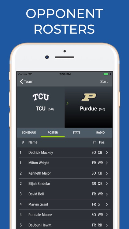 TCU Football Schedules screenshot-6