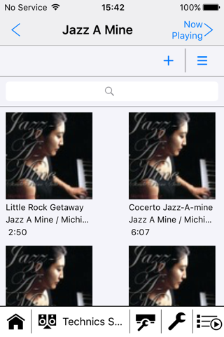 Technics Music App - náhled