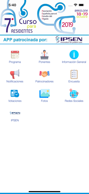 VII Curso para Residentes AEEH(圖2)-速報App