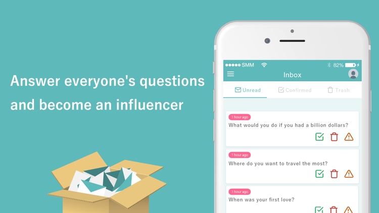 Questionbox - A messaging app