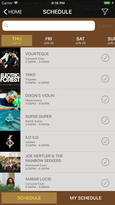 How to cancel & delete Electric Forest Festival from iphone & ipad 4