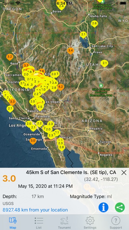 Earthquake Spotter