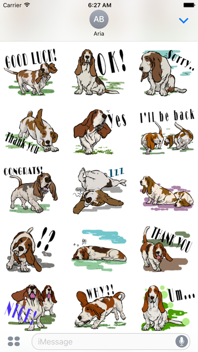 How to cancel & delete Basset Hound Dog Emoji Sticker from iphone & ipad 2