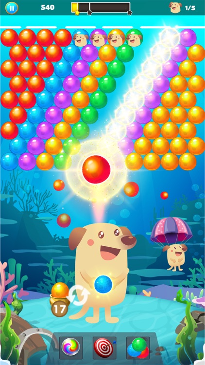 Bubble Shooter Dog Classic