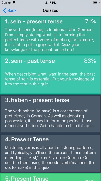 German Verb Blitz screenshot-4
