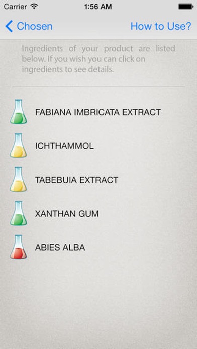 Cosmetic Ingredients Analyser screenshot 3