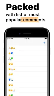 comment keyboard for ig iphone screenshot 2