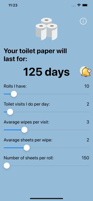 Toilet Paper Calculator(圖2)-速報App